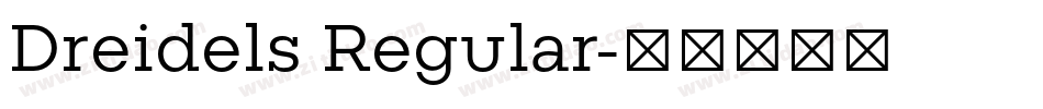 Dreidels Regular字体转换